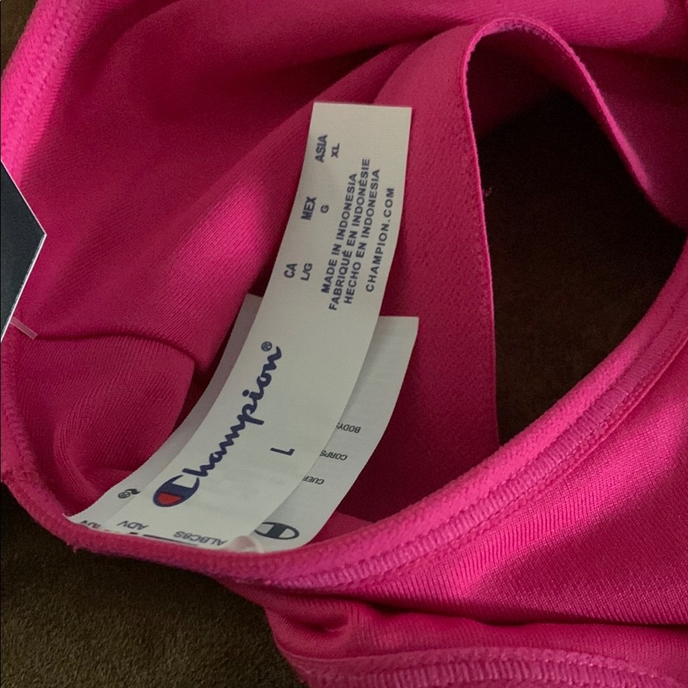 Champion Pink Sports Bra. Size Large. - Picture 9 of 11